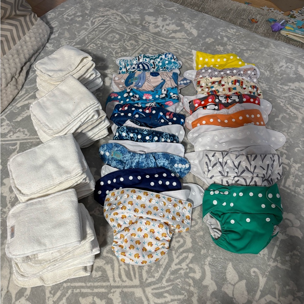 Alva baby Cloth Diaper covers and inserts